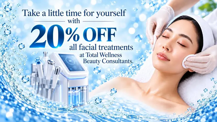 20% Off All Facial Treatments